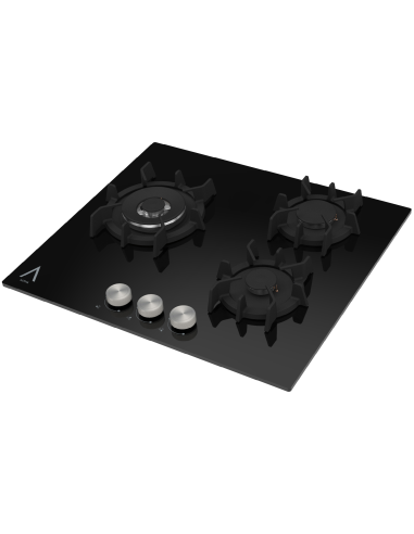 ALPHA Placa de Gas URANO ELITE Cristal Negro....