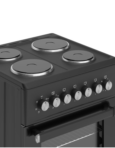 ALPHA Cocina Eléctrica VULCANO ELITE-60E Negro...