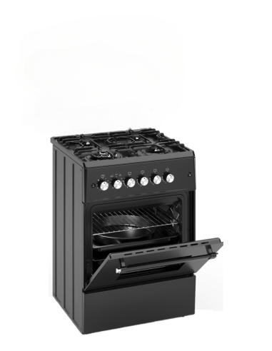 ALPHA Cocina de Gas  VULCANO ELITE-60 Negro...