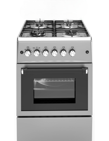 ALPHA Cocina de Gas VULCANO LUX-60 Inox....
