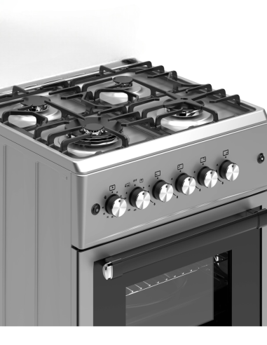 ALPHA Cocina de Gas VULCANO LUX-60 Inox....