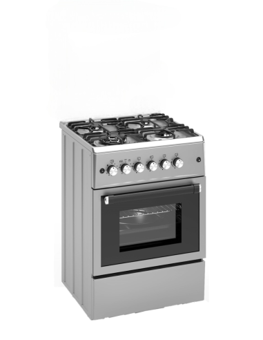 ALPHA Cocina de Gas VULCANO LUX-60 Inox....