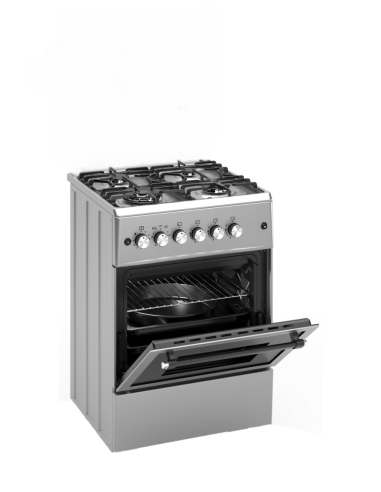 ALPHA Cocina de Gas VULCANO LUX-60 Inox....