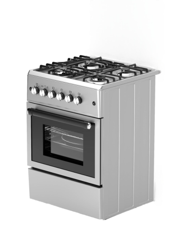 ALPHA Cocina de Gas VULCANO LUX-60 Inox....
