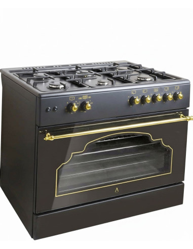 ALPHA Cocina de Gas VULCANO GOLD-90 Rustica...