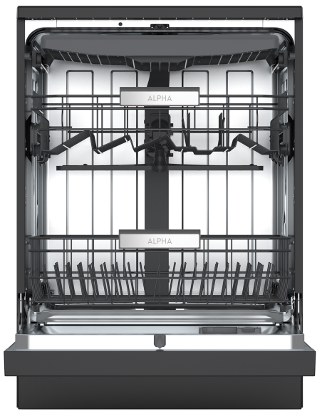 ALPHA Lavavajillas POSEIDON ELITE PRO, Auto Door Open, DualZone, 14ser., Negro *Alta Gama*