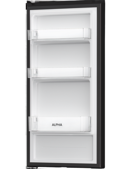 ALPHA Frigorífico Combi Pegasus Elite-180, 180X55cm, Negro, No Frost, Inverter, *Alta Gama*