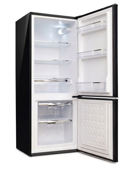ALPHA Frigorífico Combi Pegasus Elite Pro-145, 142X55cm, Cristal Negro, Cíclico, *Alta Gama*