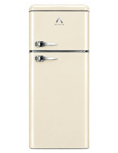 ALPHA Frigorífico Combi Pegasus Retro Cream, 133X46cm,... 2
