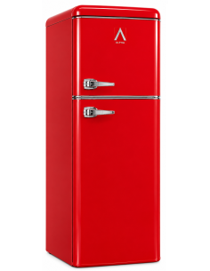 ALPHA Frigorífico Pegasus Retro Red, 133X46cm, Retro... 2