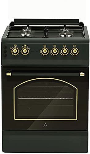 Cocina a gas industrial de 6 fogones con horno electrico Bartscher 2852491 -