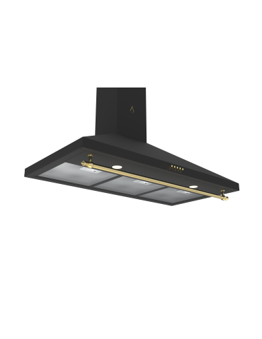 ALPHA Campana Decorativa Rústica Dorada GEA...